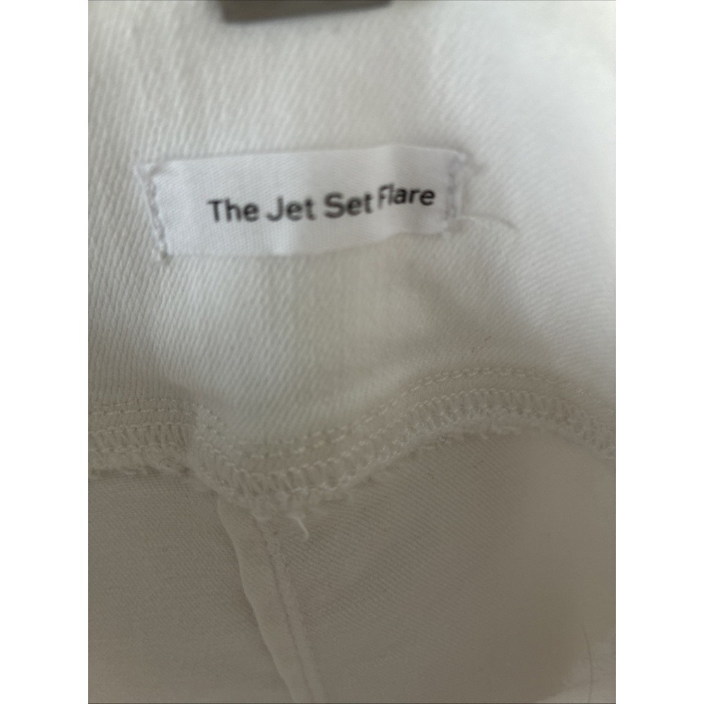 Frame Denim The Jetset White Flare Jean Women's White 1 - Picture 9 of 12